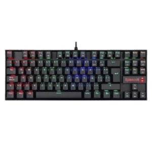 Teclado Redragon Kumara 80% (K552rgb-1-r) Gaming, Negro, Mecanico, Switch Rojo, Led-rgb