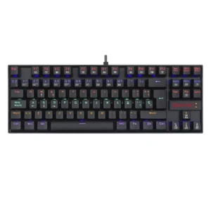 Teclado Redragon Kumara Rainbow 80% (K552-kr-sp) Gaming, Negro, Mecanico, Switch Rojo, Led-rgb