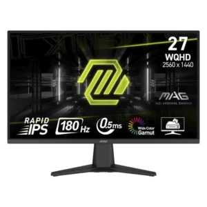 Monitor Gaming Msi 27 (Mag 275Qf) Uhd 2K, 2560 X 144, Ips Hdmi/Dp, 0.5Ms, 180Hz