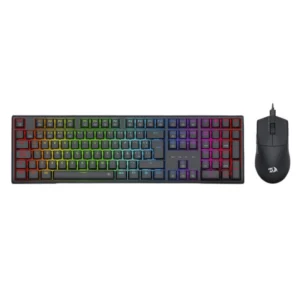 Combo Redragon Gaming Essentials (S146-Sp) Gaming, Teclado+Mouse, K668 + K1Ng M724, Mecanico, Switch Rojo, Led-Rgb