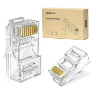 Conector Rj45 Ugreen Nw120 (60558) Cat6, 8P8C, Caja 100 Unidades