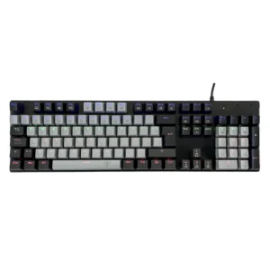 Teclado T-Dagger Naxos Raimbow (T-Tgk310Gb-Sp) Gaming, Negro Con Gris, Mecanico, Switch Rojo, Led-Rgb