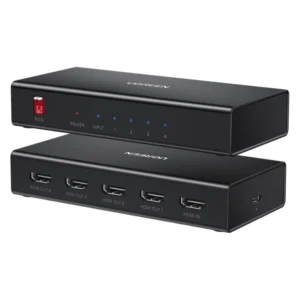 Splitter Hdmi 1 X 4 Ugreen Cm570 (90514) 4K @60Hz Hdmi 2.0, 18 Gbps, Repite La Misma Imagen De Un Equipo