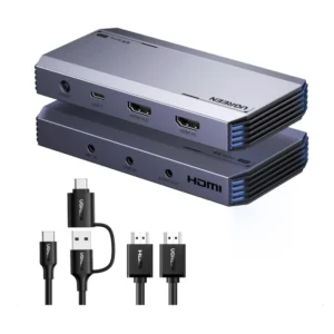 Capturador De Video Hdmi A Usb 3.0 Ugreen Cm700 (25173) 4k A 60hz, Uhd A 240hz, X2 Hdmi, Soporte Vrr, Hdr