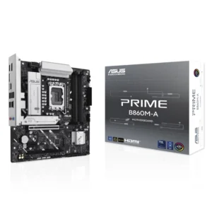 Placa Asus (Prime B860M-A) Lga 1851, Micro-Atx, Pcie 5.0, Ddr5