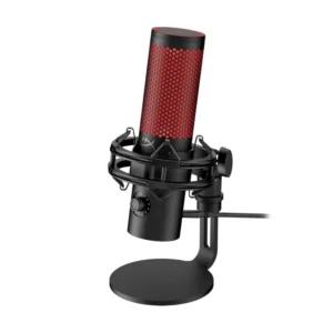 Microfono Hyperx Quadcast 2 (872V1Aa) Negro, Transmision Y Podcasting, Soporte De Choque Extraible, Pc/Ps4/Ps5