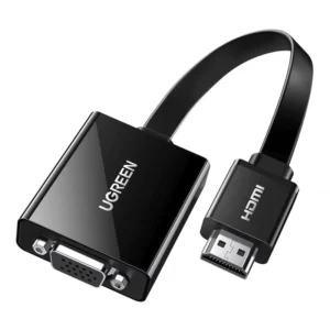 Adaptador Hdmi A Vga Ugreen Cm611 (90813) 25 Cm, Negro