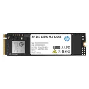 Ssd Solido M.2 Hp Ex900 120Gb (2Yy42Aa#Abb) 80Mm, Nvme Pcie, 3D Tlc Nand, 1900Mb/S, 650Mb/S, Gen3 X 4