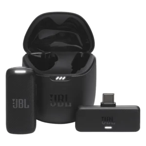 Microfono Inalambrico Portatil Jbl Quantum Stream Wireless Usb-C (Jblstrmwlusbcblkam) Para Grabaciones Nitidas, Parabrisas Incluido Para Reduccion