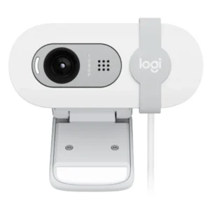 Camara Web Logitech Brio 100 (960-001615) Fhd 1080p, Blanco, 30 Fps, Tapa De Privacidad, Con Microfono