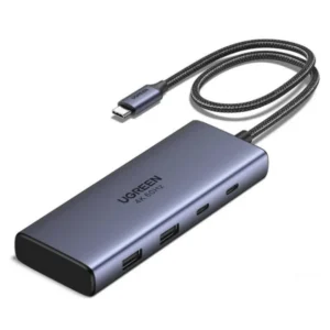 Adaptador Usb-C A 7 En 1 Ugreen Cm498 (45379) X2 Hdmi, X2 Usb-C, X2 Usb-A