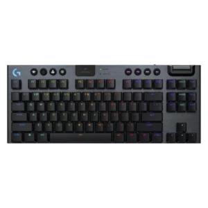 Teclado Inalambrico Logitech G915 X Lightspeed Tkl 80% (920-012715) Gaming, Negro, Mecanico, Switch Marron, Bluetooth, Led-Rgb