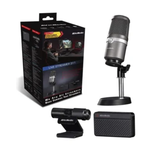 Kit Streaming Avermedia Live Streamer 311 (61bo311000ae) Microfono, Camara Fhd 60 Fps, Switch Live Gamer