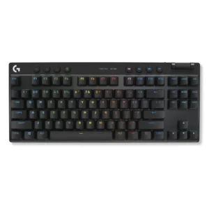 Teclado Inalambrico Logitech G Pro X Tkl Lightspeed 80% (920-012127) Gaming, Negro, Mecanico, Switch Marron, Bluetooth, Teclas Pbt, Led-Rgb