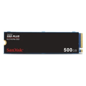 Ssd Solido M.2 Sandisk Plus 500Gb (Sdssda3N-500G-G26) 80Mm, Nvme Pcie, 2400Mb/S, 1500Mb/S, Gen3 X 4