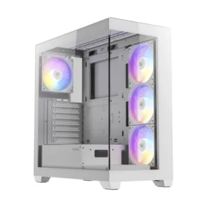 Case Antec Cx300 Argb (0-76-1345-10151-6) Sin Fuente, Blanco, Atx, 2 Panel Vidrio, X4 Fan, Led-Argb
