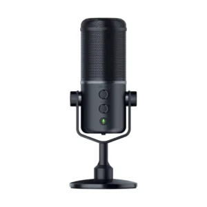 Microfono Razer Seiren Elite (Rz19-02280100-r3u1) Negro, Filtro De Paso Alto De Grado Profesional, Soporte De Choque, Supercardioide