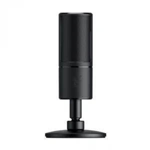 Microfono Razer Seiren X (Rz19-02290100-r3u1) Negro, Patron De Recogida De Supercardiod, Soporte De Choque Integrado
