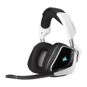 Auricular Inalambrico Corsair Void Rgb Elite (Ca-9011202-Na) Blanco, Sonido Envolvente 7.1, Certificados Por Discord, Para Pc, Ps5 Y Ps4