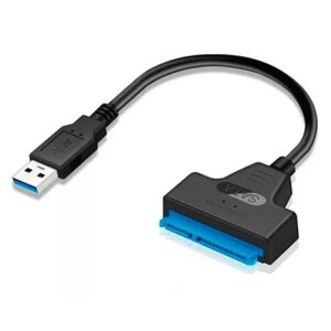 Adaptador Sata A Usb, Usb 3.0, Sata 2.5, Negro