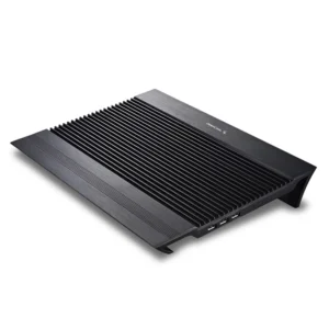 Cooler Para Laptop Deep Cool N8 Black (Dp-n24n-n8bk) Negro, Aluminio, Para 12 Al 17, X2 Fan