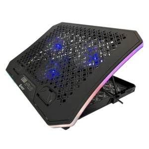Cooler Para Laptop Teros (Te-7130n) Negro, Para 10 Al 19, X3 Fan, Led-rgb