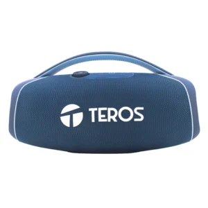 Parlante Portatil Teros (Te-6045) 60W, Azul, Usb + Fm + Bluetooth 5.3, Bateria De 3600 Mah, Led-Rgb