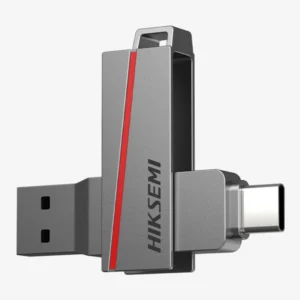 Memoria Usb + Usb-C Hiksemi 64Gb Dual Slim (Hs-Usb-E307C 64G U3) Gris, 3.2