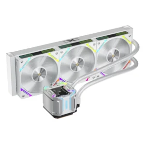 Enfriamiento Liquido 1Stplayer X-Starship Aio (X-360-Wh) Blanco, 1151/1851-Am4/Am5, X3 Fan, Pantalla Ips De 2,4 Pulgadas, Cobre Puro, Led-Argb
