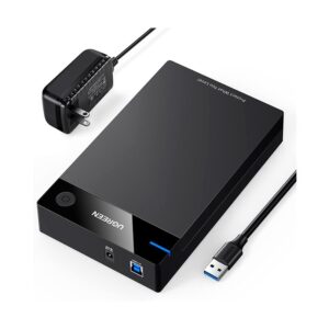 Rack Para Hdd/ssd Ugreen Us222 (50423) Negro, Usb 3.0, Sata 2.5/3.5