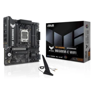 Placa Asus (Tuf Gaming B650Em-E Wifi) Am5, Wifi 6, Micro-Atx, Ethernet De 2.5 Gb, Usb-C, Ddr5