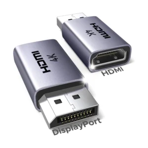 Adaptador Dp A Hdmi Ugreen Dp130 (55935) Paquete De 2, Aluminio