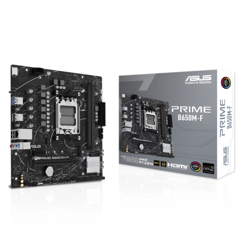 Placa Asus (Prime B650M-F) Am5, Micro-Atx, Ddr5 1 Placa Asus (Prime B650M-F) Am5, Micro-Atx, Ddr5