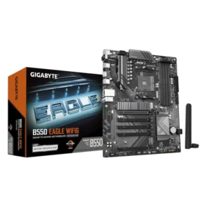 Placa Gigabyte (B550 Eagle Wifi6) Am4, Atx, Wifi6, Lan De 1Gbe, Cierre Ez-Latch, Ddr4
