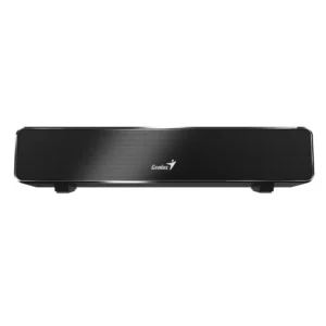Parlante Genius Mini Soundbar 100 (31730024400) 6W, Negro, De Barra