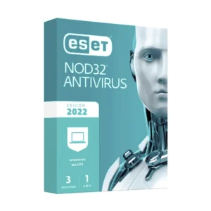 Antivirus Eset Nod 32 (S11010202) 2022, 3 Pcs, 12 Meses