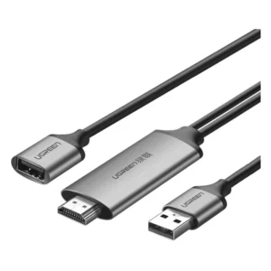 Cable Usb A Hdmi Convertidor Ugreen Cm151 (50291) Negro, 1080p, Hasta 60hz, 1 Metro