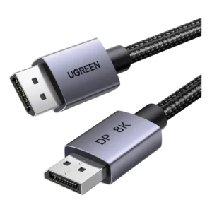 Cable Dp A Dp Ugreen Dp120 (25905) 1.4, 2k/4k/8k, Hasta 240hz, 2 Metros