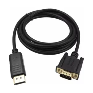 Cable Dp A Vga, Negro, 1.8 Metros