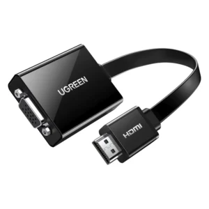 Adaptador Hdmi A Vga Ugreen Mm103 (40248) 25 Cm, Negro