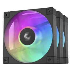 Cooler Para Case Deep Cool Fd12 Argb-3 In 1 (R-Fd12-Bkapn3-G) Pack X3, Negro, 120Mm, Led-Argb