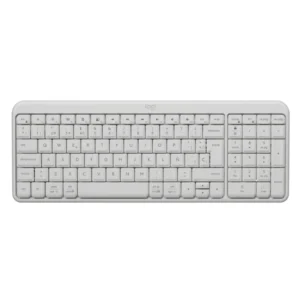 Teclado Inalambrico Logitech K250 (920-013446) Blanco, Bluetooth, Resistente A Derrames, Teclas Comodas