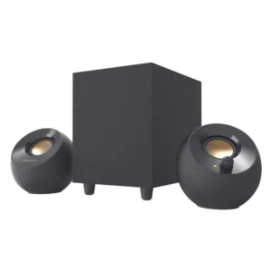 Subwoofer Creative Pebble Plus (51Mf0480Aa000) 16W, Disparo Descendente Y Controladores De Campo Lejano