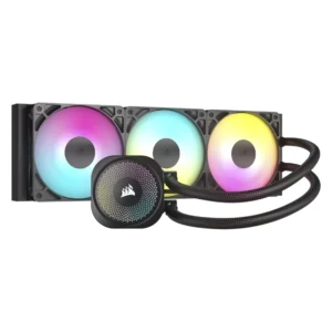 Enfriamiento Liquido Corsair Nautilus 360 Rs Argb (Cw-9060093-Ww) Negro, 1700/1851-Am4/Am5, Negro, X3 Fan, Bajo Ruido, Led-Argb