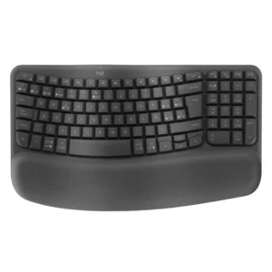 Teclado Inalambrico Logitech Ergo Wave Keys (920-012278) Negro, Bluetooth, Ergonomico