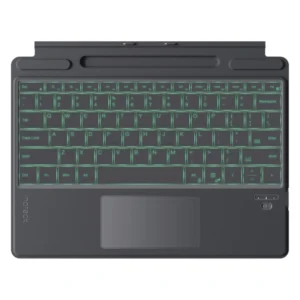 Teclado Inalambrico Inateck Surface Pro 9 (Kb05113) Panel Tactil, Bluetooth, Soporte Para Boligrafo, Led 7 Colores