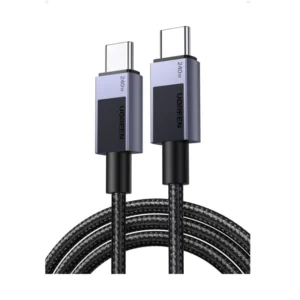 Cable De Carga & Datos Usb-C A Usb-C Ugreen L513 (45067) Negro, 240W De Carga Rapida, Compatible Con Macbook Pro/Air, Iphone 16/16 Pro/16, 1 Metro