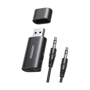 Transmisor Y Receptor De Audio Via Bluetooth Ugreen Cm523 (60300) Modo Tx Y Rx, Para Tv, Estereo Casero, Estereo De Coche, Auriculares, Altavoces