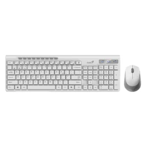 Combo Inalambrico Genius Slimstar 8230 (31340015401) Blanco, Bluetooth, Teclado+mouse