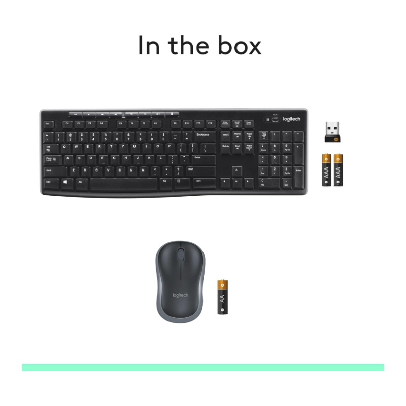 Combo Inalambrico Logitech Mk270 (920-004432) Teclado+mouse 11 Combo Inalambrico Logitech Mk270 (920-004432) Teclado+mouse - Imagen 11